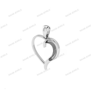 2025จี้925เงินสเตอร์ลิงขนาด6มม. สินค้ามาใหม่ออกแบบได้ตามต้องการดีไซน์รูปหัวใจสวยงามเครื่องประดับของขวัญ - Product Image 2