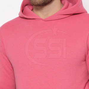 Winter Men's <b>Hoodie</b> Customized Color & Logo Solid 100% Cotton <b>Soft</b> Fabric High Quality Durable Casual Wear Breathable - Product Image 5
