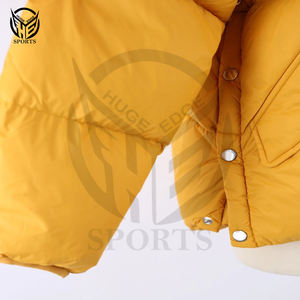 Chaquetas gruesas con logotipo personalizado para hombre, chaqueta acolchada impermeable con cremallera de invierno, prendas de vestir cálidas para invierno - Product Image 6