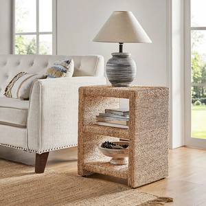 Mesa Consola de Seagrass con Estante Abierto, Mesa de Entrada de Paja Natural Hecha a Mano, Muebles de Decoración para el Hogar, Exportación al por Mayor - Product Image 6