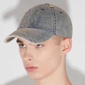 2024 Llegada OEM Fabricación Negro 100% Lona de algodón Desgastado Elegante Deportes 5 Panel Baloncesto Deportes Sombreros a granel - Product Image 6