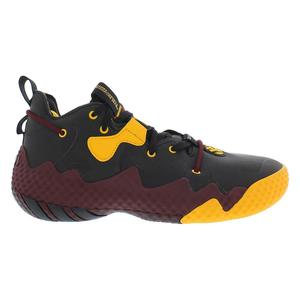 Scarpe unisex Adidas Sm Harden Vol.6 Colore: Nero/Bordeaux/Giallo 100% autentiche - Product Image 5