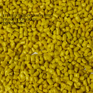Precio de fábrica Venta de grado de inyección Gránulos amarillos Polipropileno Virgen Reciclado PP Pellets Resina virgen plástica de alta calidad - Product Image 1