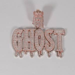 จี้โมอิสซาไนต์สั่งทำพิเศษสำหรับทุกเพศ ความใสระดับ VVS ประดับด้วยทองคำขาว 14K สไตล์ฮิปฮอป เหมาะสำหรับงานปาร์ตี้ - Product Image 1