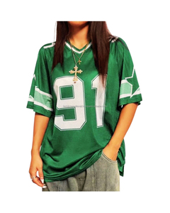 Ropa Deportiva de Fútbol Americano Transpirable y Estampada, de Secado Rápido, Personalizable, de Alta Calidad, 100% Poliéster, Jersey para Adultos, Lista para Enviar - Product Image 4