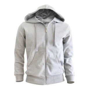 Sweat à capuche pour homme avec fermeture éclair intégrale personnalisé, tissu en molleton 100% coton, sweat à capuche avec fermeture éclair, fabricant de vêtements de marque OEM - Product Image 4