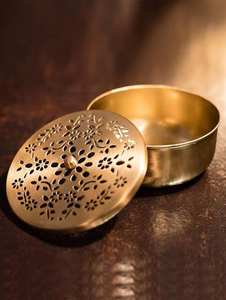 La mejor oferta, venta al por mayor, caja de frutas secas de latón pulido, cantidad comercial, almacenamiento de Metal para fiestas - Product Image 2