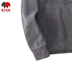 Sweat à capuche personnalisé avec logo frontal pour homme, prêt pour l'hiver, respirant, en tissu polaire polyester/coton - Product Image 5