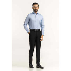 Camisas Casuales para Hombre, Corte Moderno FS-LAF25-330, 100% Algodón, Antiarrugas, Popelina y Chambray, Camisas de Negocios para el Trabajo - Product Image 6