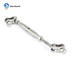 Tensor de acero inoxidable de cuerpo cerrado con mordaza y mordaza de gancho, pulido, para amarre marítimo, conector de eslinga para grúa y montaje - Product Image 1