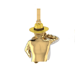 จี้เพชรเลี้ยงในห้องปฏิบัติการสุดหรู เงินแท้ สี E ทรงบริลเลียนต์คัท VVS2 รับรองโดย IGI เครื่องประดับคลาสสิกสุดหรู - Product Image 6