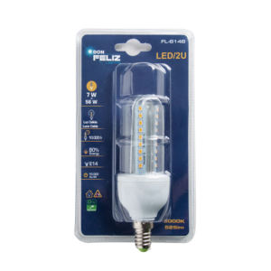 Bombilla forma de maíz, casquillo fino E14, luz cálida/amarilla 3000K, 3W/5W/7W/9W, Don Feliz - Product Image 2