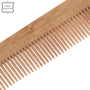 Peine de bambú biodegradable ecológico Peines de pelo de hotel desechables Peines de bambú de madera para el cabello - Product Image 6