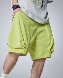Vente en gros de shorts cargo décontractés avec logo personnalisable pour hommes, vêtements de travail d'été à taille élastique en nylon et polyester - Product Image 1
