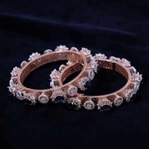 Elegante Brazalete Pacheli de Oro Rosa de 14K con Diamantes, Corte Ovalado de Moda, 10.74 CT, Color IJ Natural, Claridad SI, Chapado en Rodio, para Mujer, IGI - Product Image 1