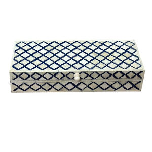 Joyero con incrustaciones de hueso de alta calidad con joyero moderno de color personalizado Joyero con incrustaciones de hueso de la mejor calidad - Product Image 1