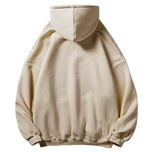 OEM ODM Hombres 100% Algodón 500gsm Sudadera con capucha Impresión de logotipo personalizado Tallas grandes Unisex Teñido liso para el invierno - Product Image 2