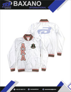 Alfa |   Kapa |   Chaqueta Bomber Varsity de Invierno con Estampado Digital de la Hermandad Alpha, Ropa Griega de Alta Calidad para Mujeres de la Hermandad AKA - Product Image 6