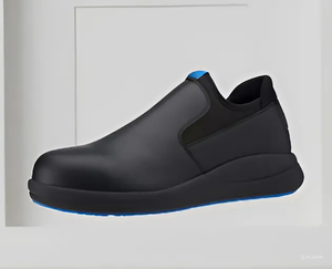 Zapatos de punta de seguridad unisex ligeros Material superior transpirable de alta calidad con suelas antideslizantes para uso en la construcción - Product Image 1