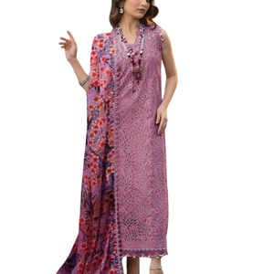 ชุดราตรียาวถึงพื้นแบบทางการหรูหราสำหรับผู้หญิงชุดเดรสสำหรับงานเลี้ยงตอนเย็นผ้าฝ้ายปักลายลูกไม้ตกแต่งสนามหญ้าสไตล์ปากีสถาน - Product Image 1