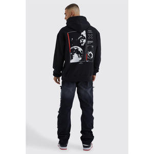 Meilleur prix 100% coton hiver pull à capuche pour hommes avec logo personnalisé manches longues tissu polaire respirant et écologique - Product Image 2