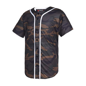 Camiseta de béisbol con botones de retroceso para hombres, camisas informales para Jóvenes, uniforme deportivo de equipo activo japonés de manga corta sólida - Product Image 4