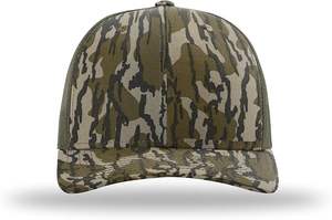 Gorra Trucker de 5 Paneles con Logotipo Bordado Personalizado, Malla de Camuflaje, Espuma Premium - Product Image 3