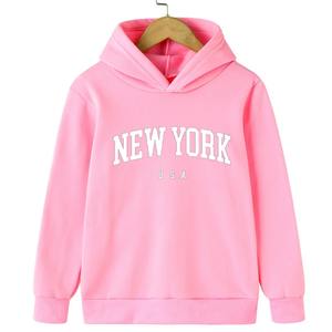 Women's <b>Long</b> Sleeve Embroidered Knitted Lined Hoodie with Letter Pattern Autumn Winter <b>Sweatshirt</b> and Pocket - Product Image 5