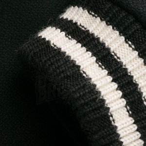 แจ็คเก็ตเลตเตอร์แมนดีไซน์พิเศษคุณภาพสูงสำหรับฤดูหนาว คอตั้ง ป้องกันแบคทีเรีย แขนยาว สวมใส่สบายสำหรับผู้ชาย - Product Image 6