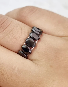 18 piezas 4*6 MM Marquise Cut Diamond Black Moissanite Diamond 10 Ct Diamond Ring & Other - Product Image 1