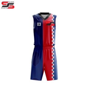 Latest Custom Men's Basketball Uniform with Jersey Shorts Custom <b>Size</b> and Logo Design Sublimation and Plain Basketball Uniform - Product Image 4