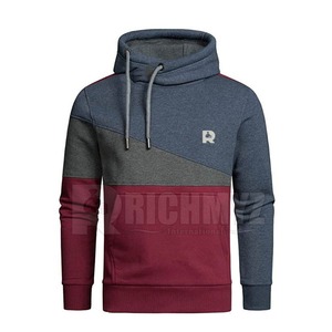 Sudadera con Capucha para Hombre de Talla Grande, de Alta Calidad OEM, Unisex, Invierno, con Logotipo Personalizado, Sudadera con Capucha de Color en Contraste para Hombre - Product Image 4