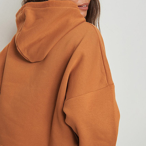 Sudadera Corta Personalizada para Mujer, de Poliéster/Algodón, con Panel de Manga Larga y Logotipo Serigrafiado Personalizado, Sudadera de Invierno - Product Image 5