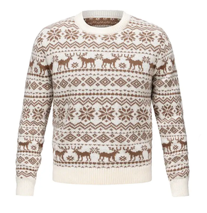 Pulls tricotés en cachemire Pull homme Pull à manches longues en laine et cachemire mélangé Sweat-shirt à col rond en tricot côtelé respirant - Product Image 6