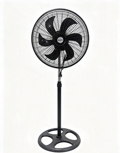 Rising 18–28.9 In Oscillating Pedestal <b>Fan</b> With Adjustable Height And 5 Blades For Household Use - Product Image 1