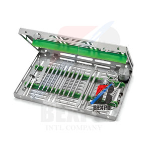 Suporte agulha crile-madeira cânula de sucção Lucas Cureta cirúrgica Kit osteotomia cirúrgica dental instrumentos - Product Image 6