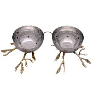 Modern Luminous Craft <b>Stainless</b> <b>Steel</b> <b>Bowl</b> for Bright & Artistic Serving - Product Image 2