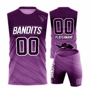 Custom Sublimate 7v7 Football Uniform Set Breathable Quick Dry Jersey Short Adult Men's 100% Polyester Anti-Bacterial - Product Image 4