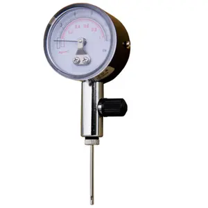 Manômetro de 15psi esportes bola ferramentas manuais, medidor de pressão com agulha para medidor de pressão de bola