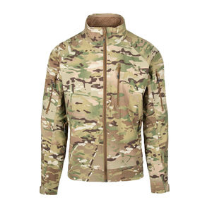 Veste de chasse unisexe personnalisée légère en softshell pour l'hiver, col montant, fermeture éclair, imperméable, respirante, protection UV - Product Image 1