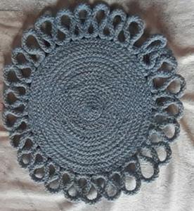 DIVTIK DECOR - Mantel Individual de Algodón de 15 Pulgadas con Diseño Payal, Antideslizante, Ecológico, Estilo Floral Moderno, Personalizable para el Hogar, Hotel, Fiestas - Product Image 2