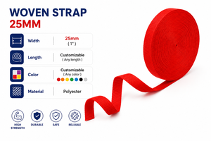 Sangle en PP pour la fabrication de meubles, ruban de 1 pouce, qualité de tissage constante pour l'ameublement, vente en gros pour usines - Product Image 4