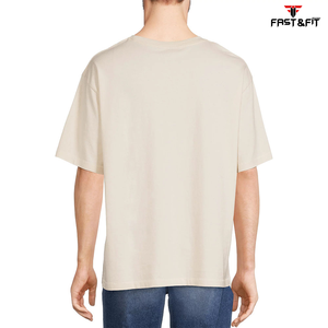 Vêtements de fitness les plus populaires 100% coton T-shirt pour hommes coupe ample imprimé grande taille hommes T-shirt au prix de gros - Product Image 2