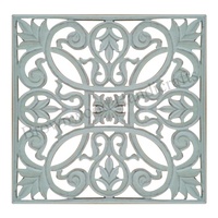 Panneau décoratif mural de haute qualité 40x40 cm sculpté à la main MDF du fabricant et exportateur indien au prix de gros bon marché