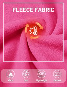 Veste polaire respirante grande taille pour femme avec fermeture éclair en tissu polaire doux léger et poches pour la randonnée hivernale - Product Image 3