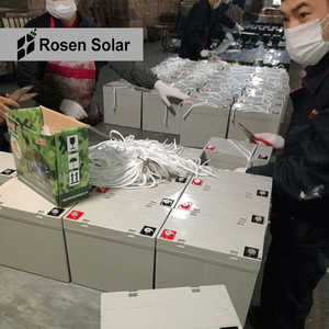 ROSENホームソーラー使用ディープサイクルソーラーバッテリージェル12V100Ah 200Ah250Ah鉛蓄電池 - Product Image 3