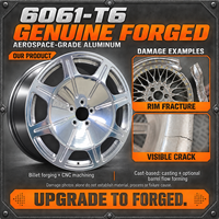 Jantes en alliage forgé 6061-T6 argentées personnalisées de 18, 19, 20 et 21 pouces pour Range Rover Vogue Sport SVR L405 L460 et Defender SUV – Améliorations