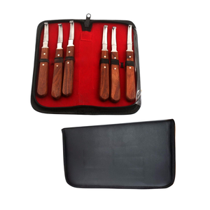 Juego de herramientas de herrador de acero inoxidable profesional de 6 piezas, Kit de cuidado de pezuñas de caballo duradero, instrumento veterinario equino, recortador de pezuñas - Product Image 3