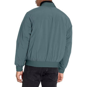 Veste bomber rose pour homme, hip-hop, de haute qualité, personnalisée, col montant, respirante, couleur personnalisée, logo sur le devant, vente en gros - Product Image 3