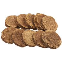 Gâteaux de fumier de vache pur de qualité supérieure pour Puja et Havan, 100% naturels, sans fumée, séchés au soleil, en tailles 3/4/9 pouces pour les rituels
